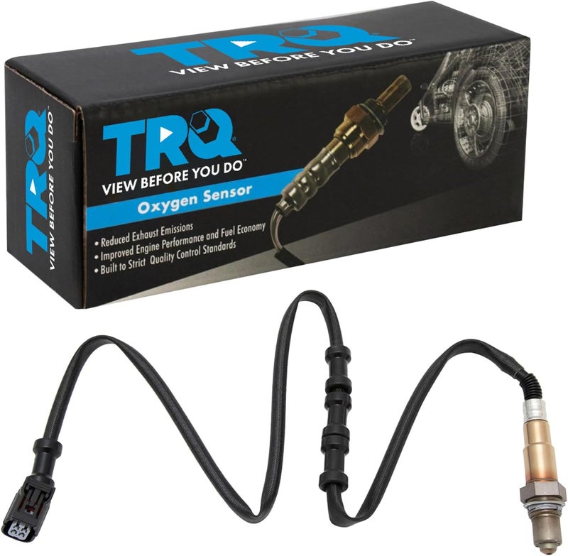 TRQ O2 Oxygen Sensor 4 Wire Narrow-Band Downstream Compatible with 2015-2020 Honda Fit L4 1.5L, 2009-2013 Honda Fit L4 1.5L, 2010-2014 Honda Insight L4 1.3L, 2011-2016 Honda CR-Z L4 1.5L - Image 1